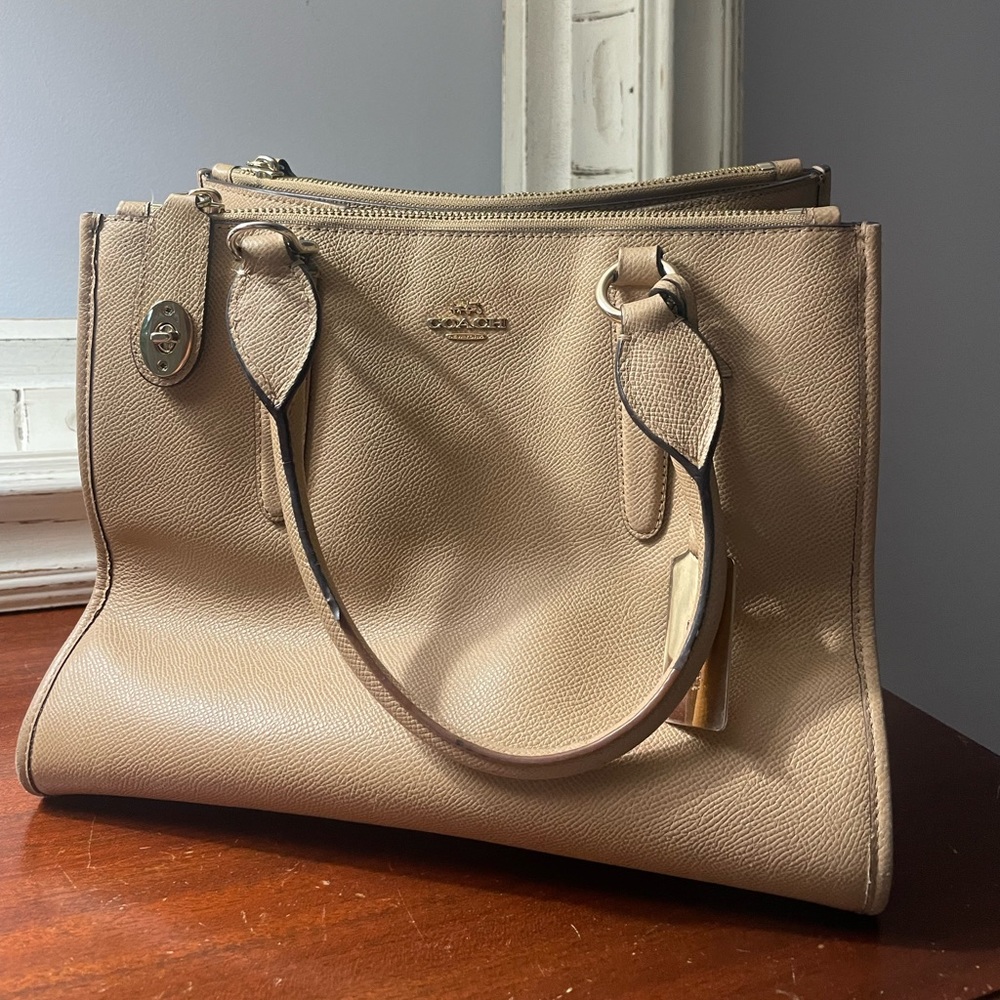 Coach Carryall Tote - Tan